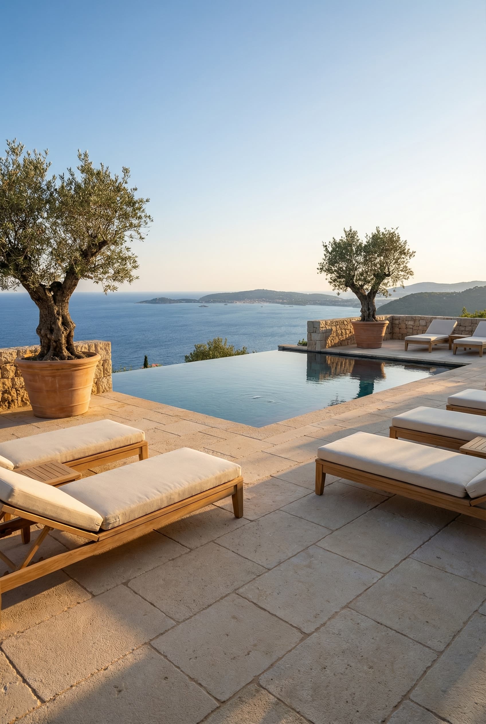 Stone for Outdoor Living: Pool Terraces & Mediterranean Gardens