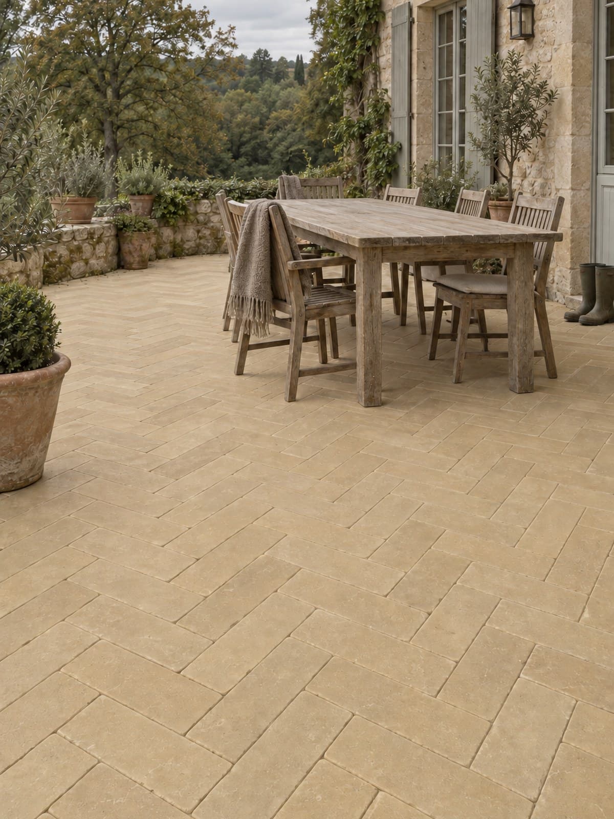 Atlas Beige Aged — application 2
