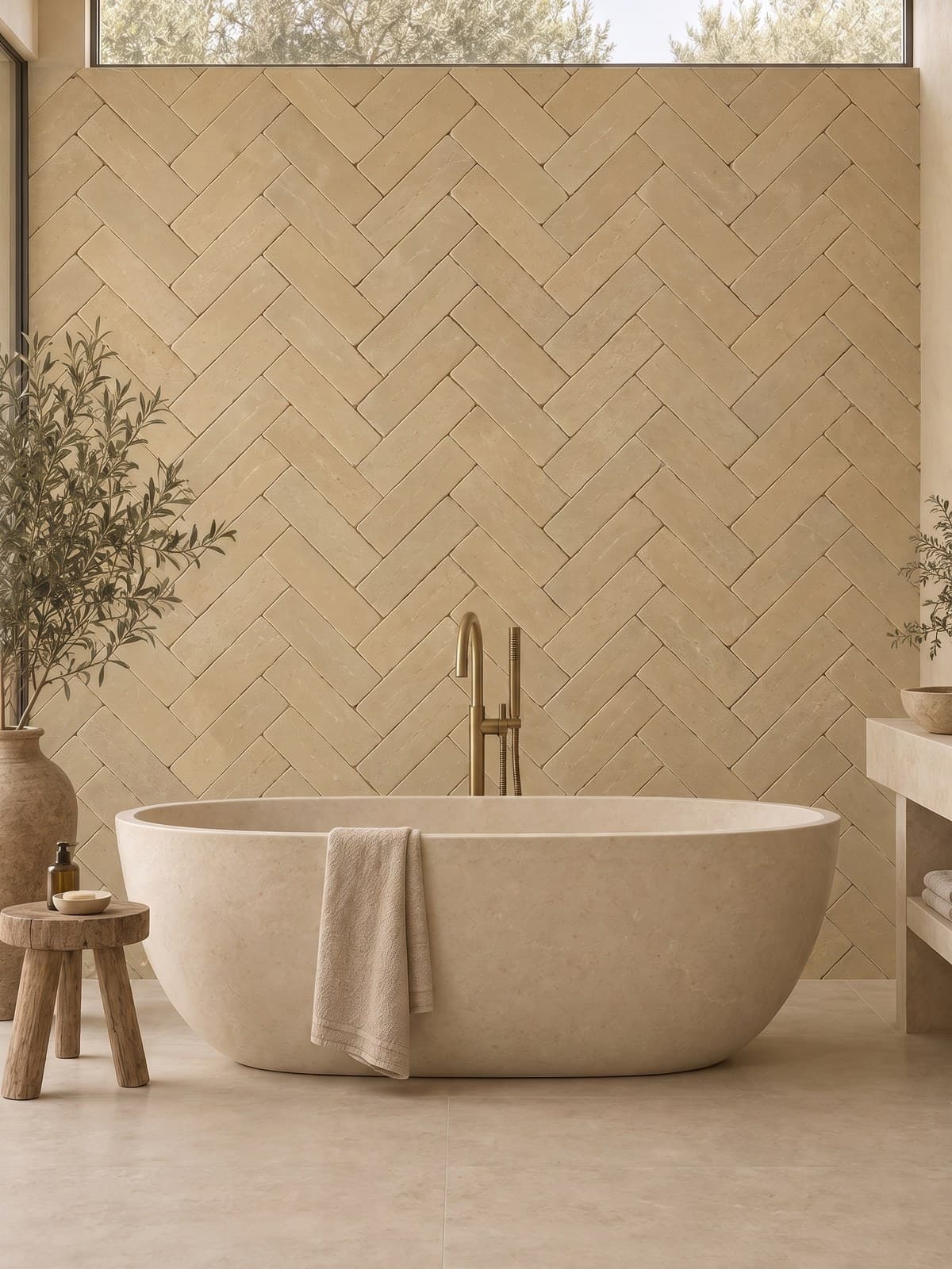 Atlas Beige Aged — application 3