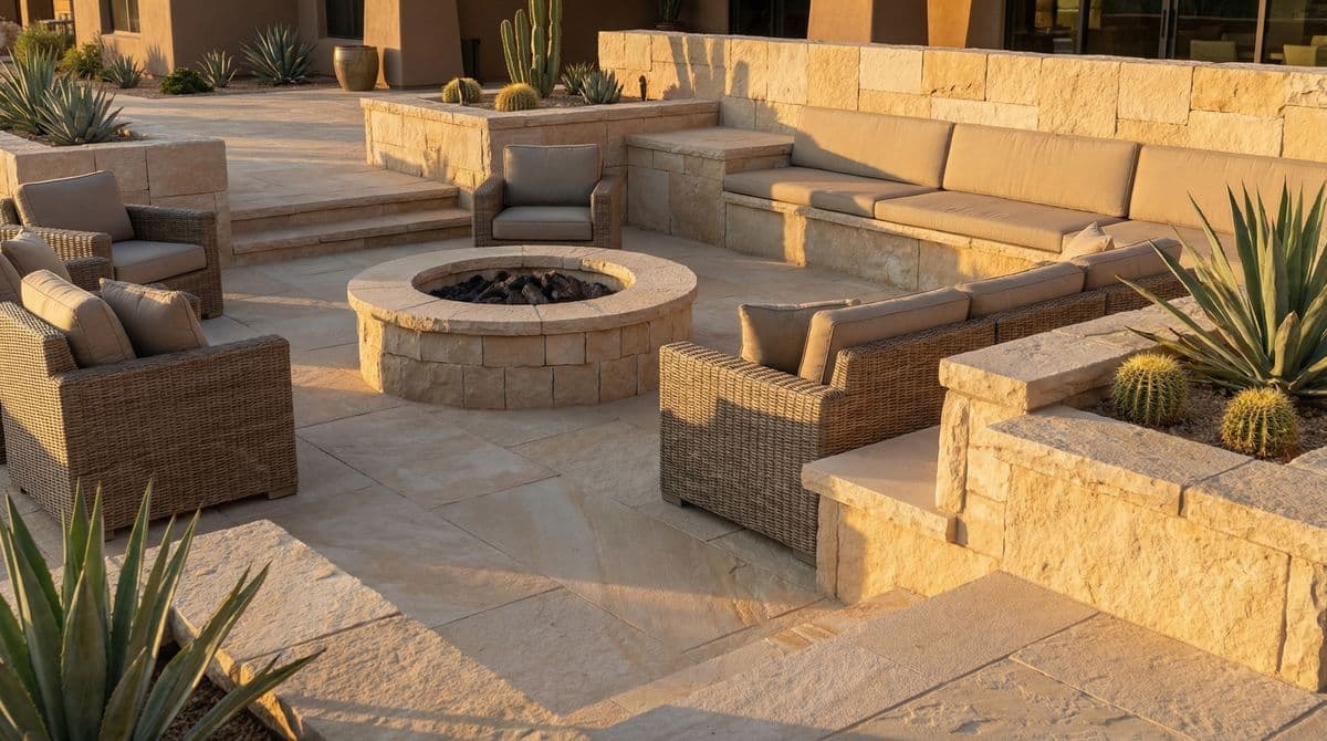 Atlas Beige Rustic Dune — application 6