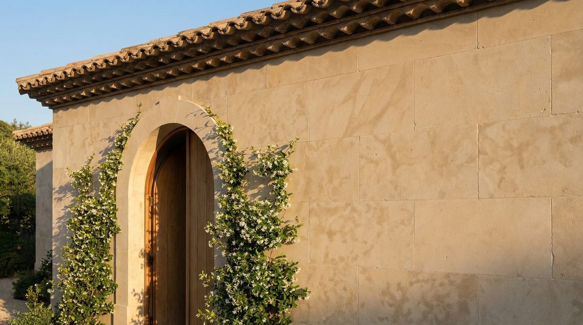 Atlas Beige Mirror — in context